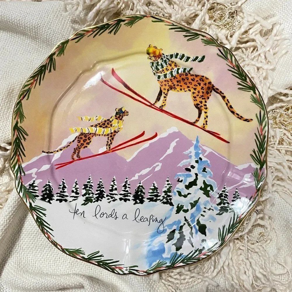 ANTHROPOLOGIE 12 Days 10 Lords a Leaping Plate